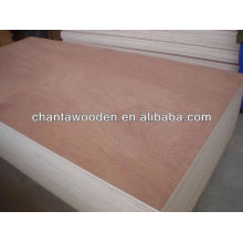 Contrachapado bintangor de 3.6,5.2 mm / madera contrachapada de madera dura roja para el mercado de Indonesia